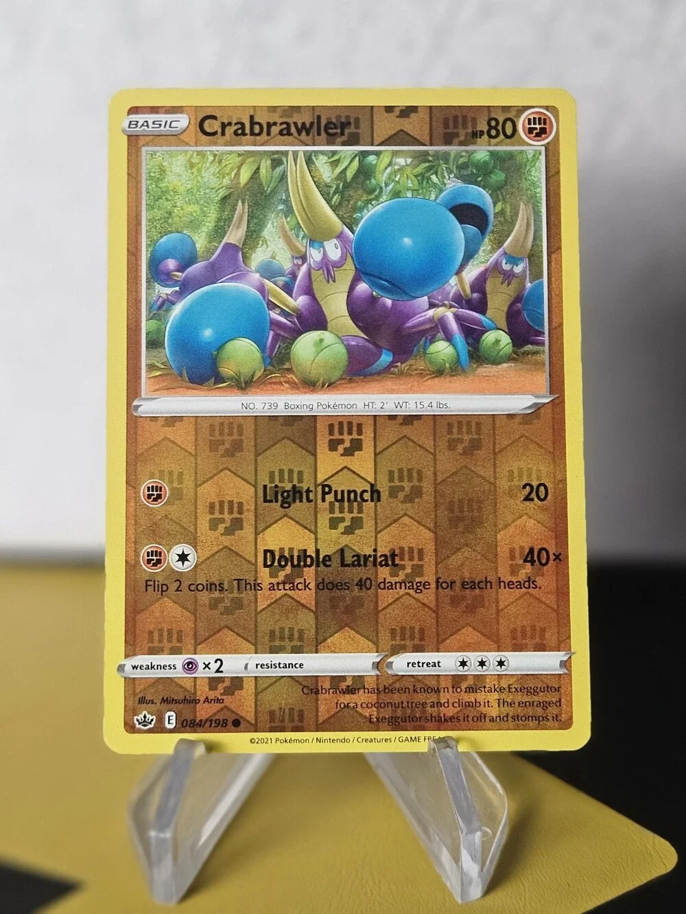 Crabrawler 084/198 Pokemon TCG Reverse Holo Rare